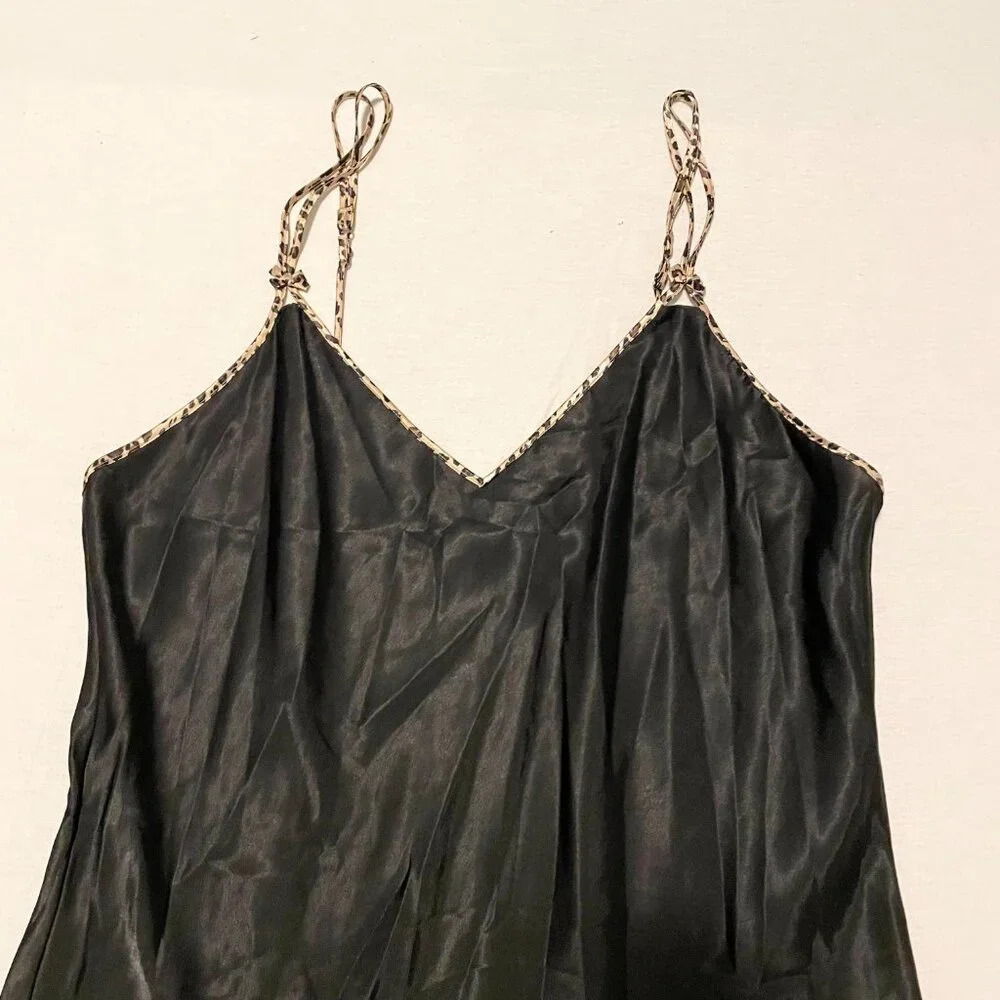 Natori Leopard Print Robe Kimono and Nightgown Womens Size 1X - Picture 3 of 16